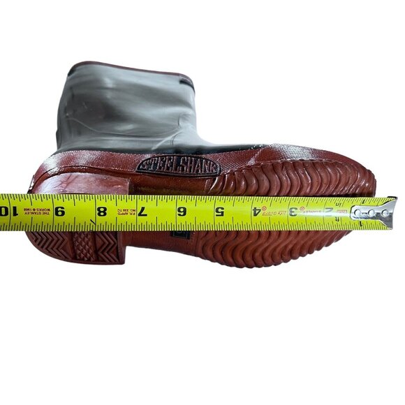 Vintage Explorers Mens Size 5 Rubber Boots 100% Waterproof Steel Shank Wellies - Picture 11 of 12